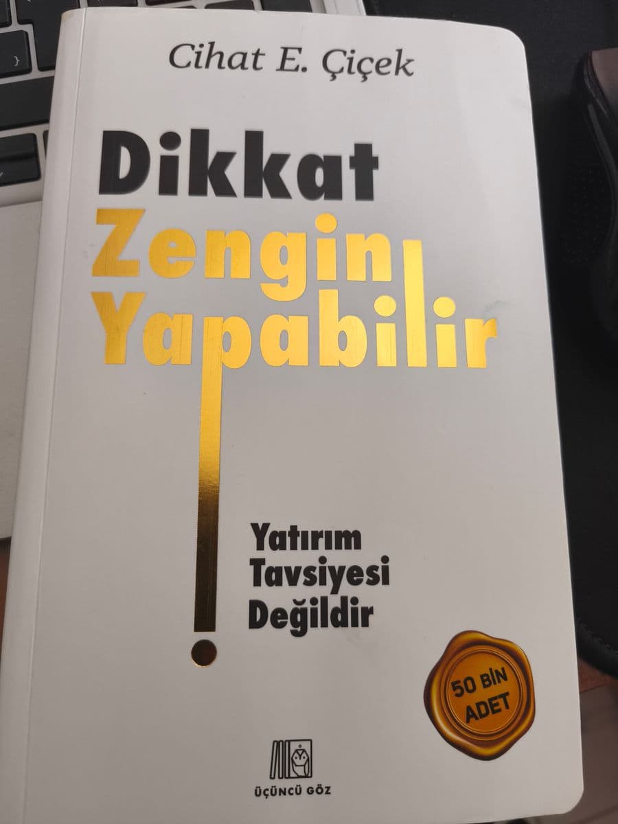 Dikkat Zengin Yapabilir - Cihat E. Çiçek ikinci el kitap