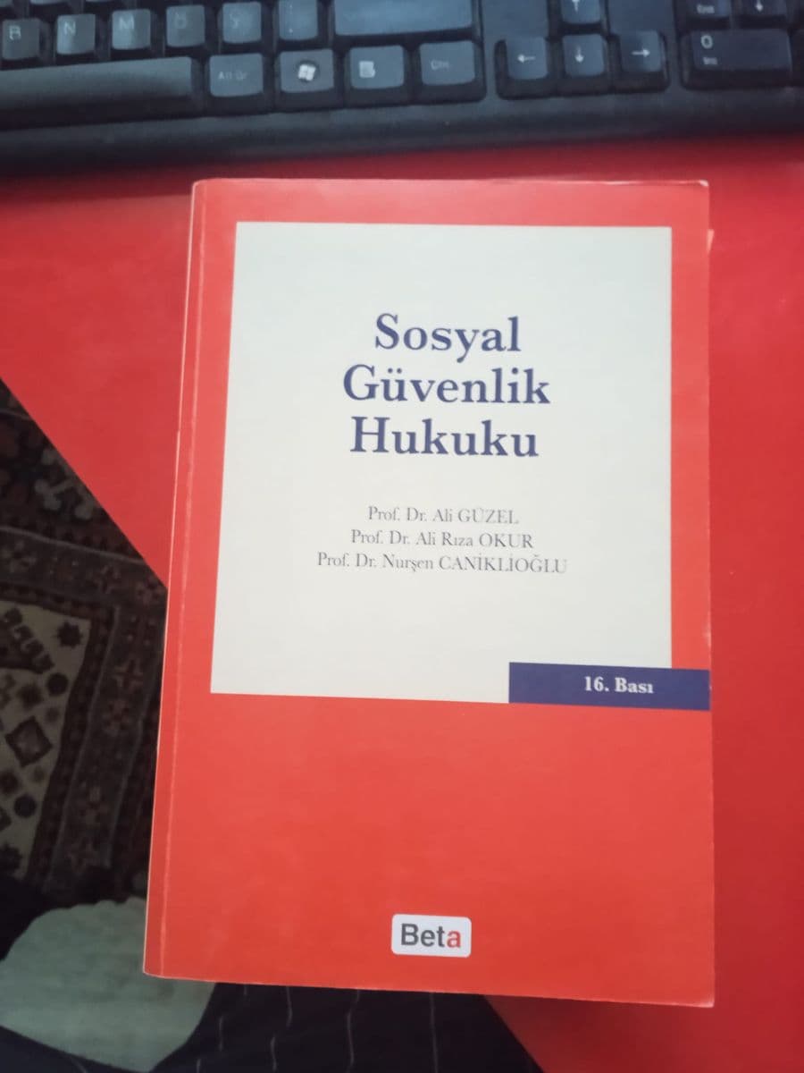 sosyal güvenlik hukuku - ali güzel ikinci el kitap