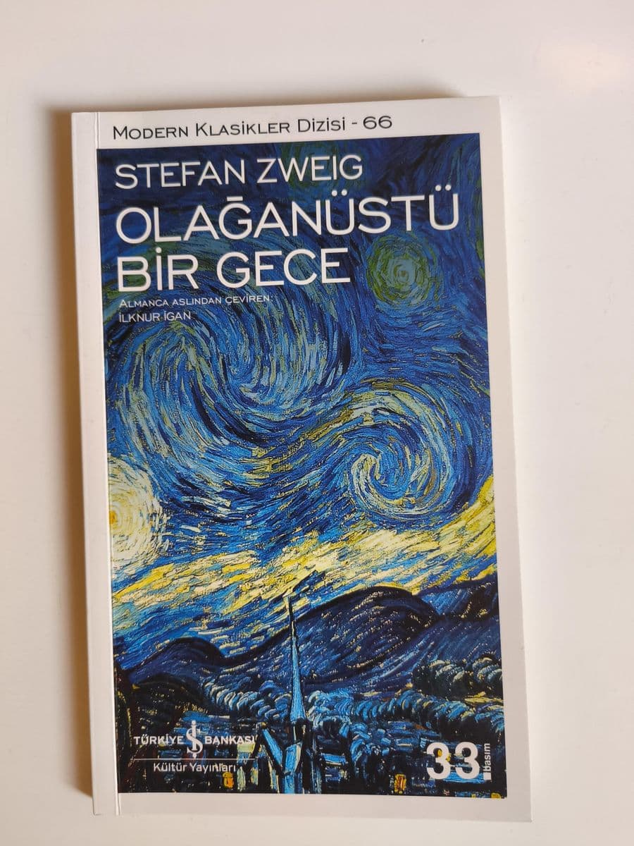 Olağanüstü Bir Gece - Stefan Zweig ikinci el kitap