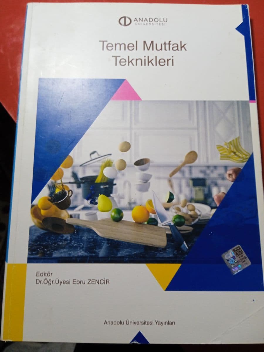Temel mutfak teknikleri - Ebru Zencir ikinci el kitap