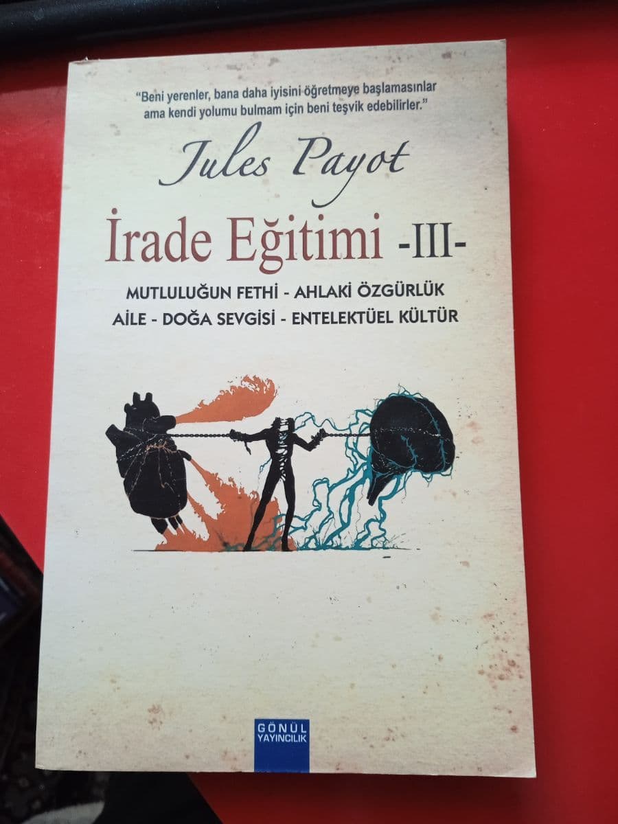 İrade eğitimi - Jules payot ikinci el kitap