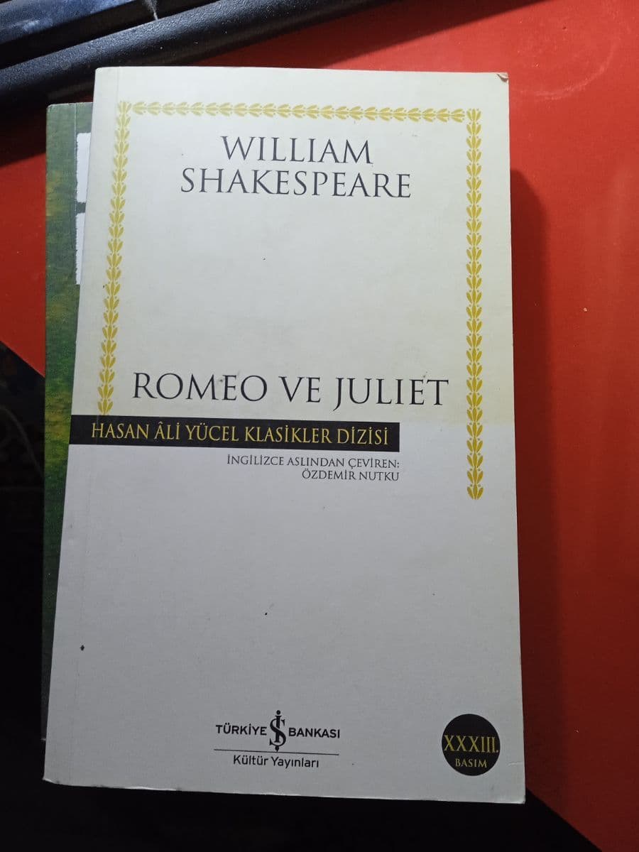 Romeo ve Juliet - William Shakespeare ikinci el kitap