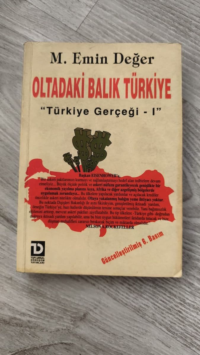 Oltadaki Balık Türkiye - M.Emin Değer ikinci el kitap