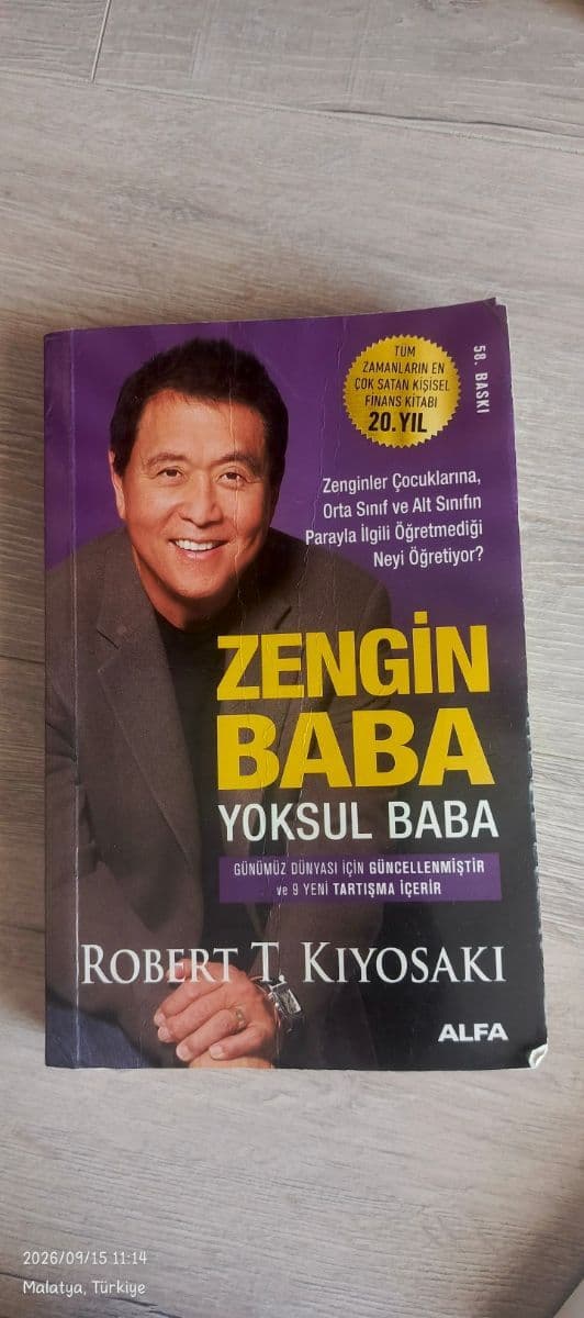 Zengin Baba Yoksul Baba - Robert T. Kiyosaki ikinci el kitap