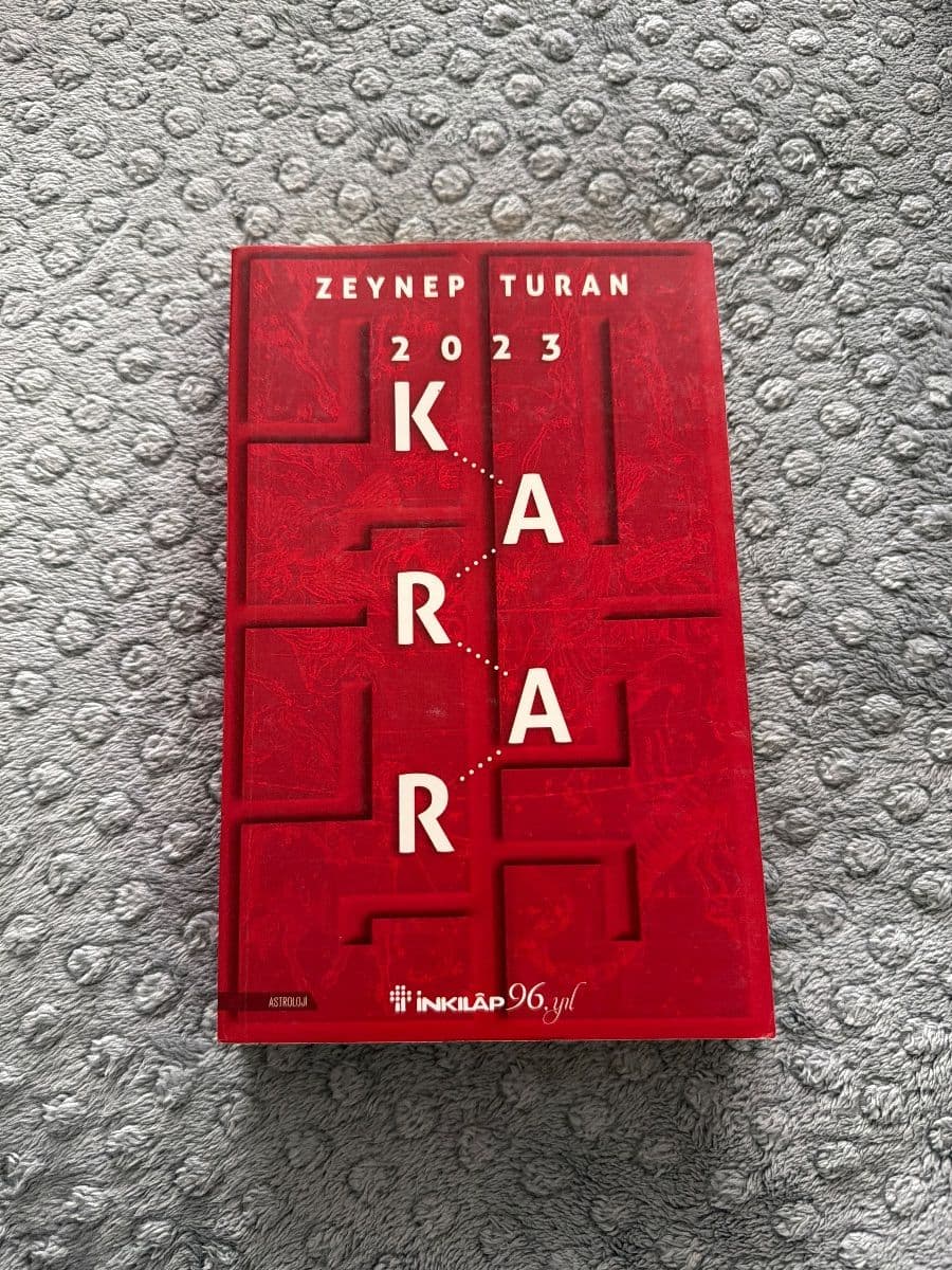 2023 Karar - Zeynep Turan ikinci el kitap