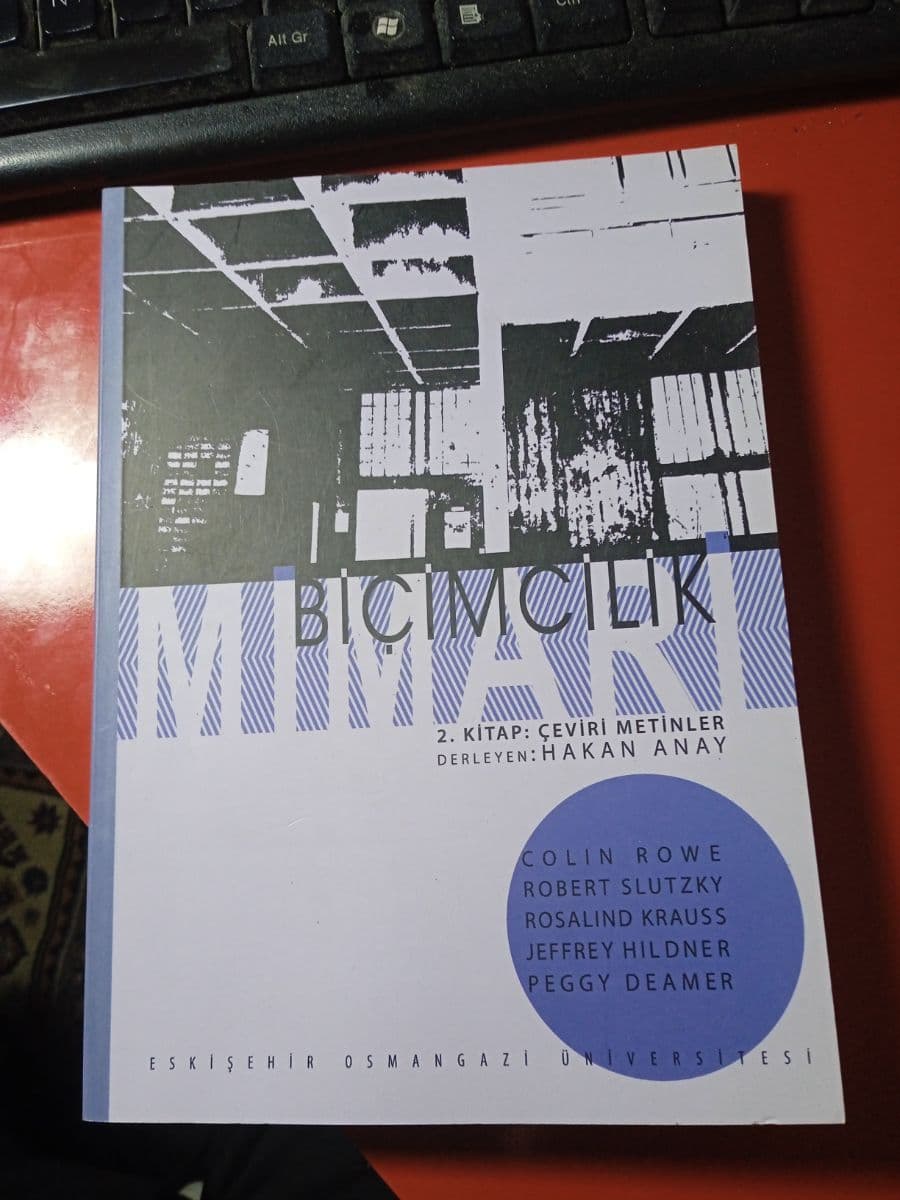 Mimari biçimcilik - Hakan Anay ikinci el kitap