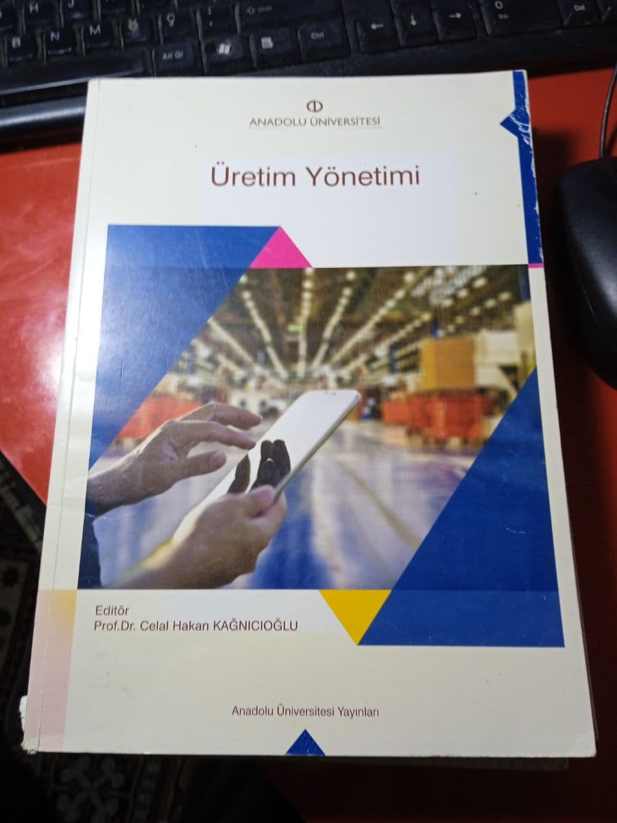 Üretim yönetimi - Anadolu Üniversitesi Yayınları ikinci el kitap