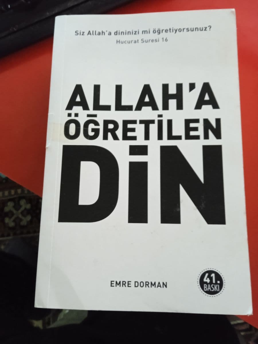 Allah'a öğretilen din - Emre dorman ikinci el kitap