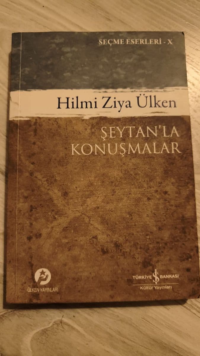 Şeytanla Konuşmalar - Hilmi Ziya Ülken ikinci el kitap