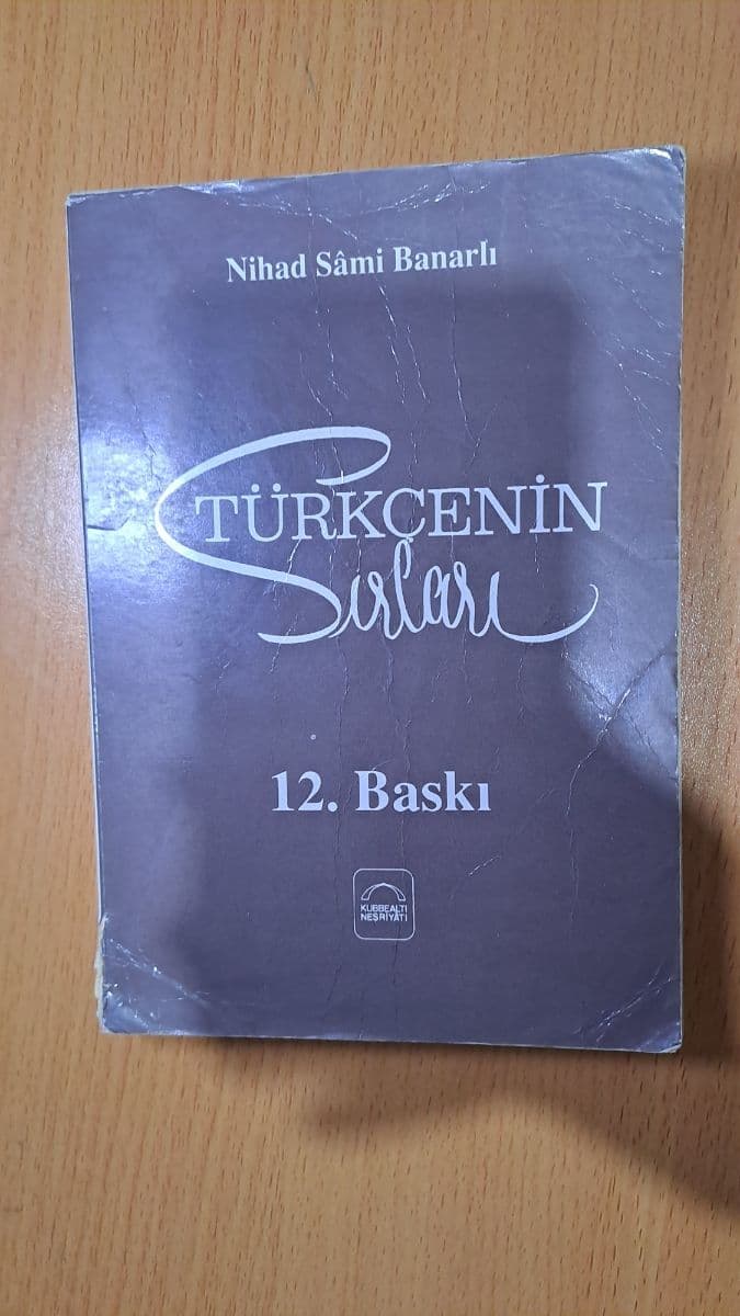 Türkçenin sırları - Nihad sami banarlı ikinci el kitap