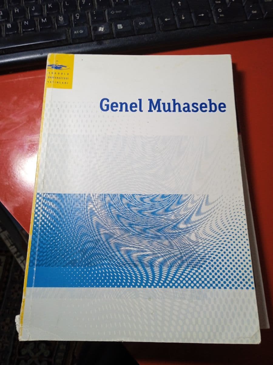 Genel muhasebe - Anadolu Üniversitesi Yayınları ikinci el kitap
