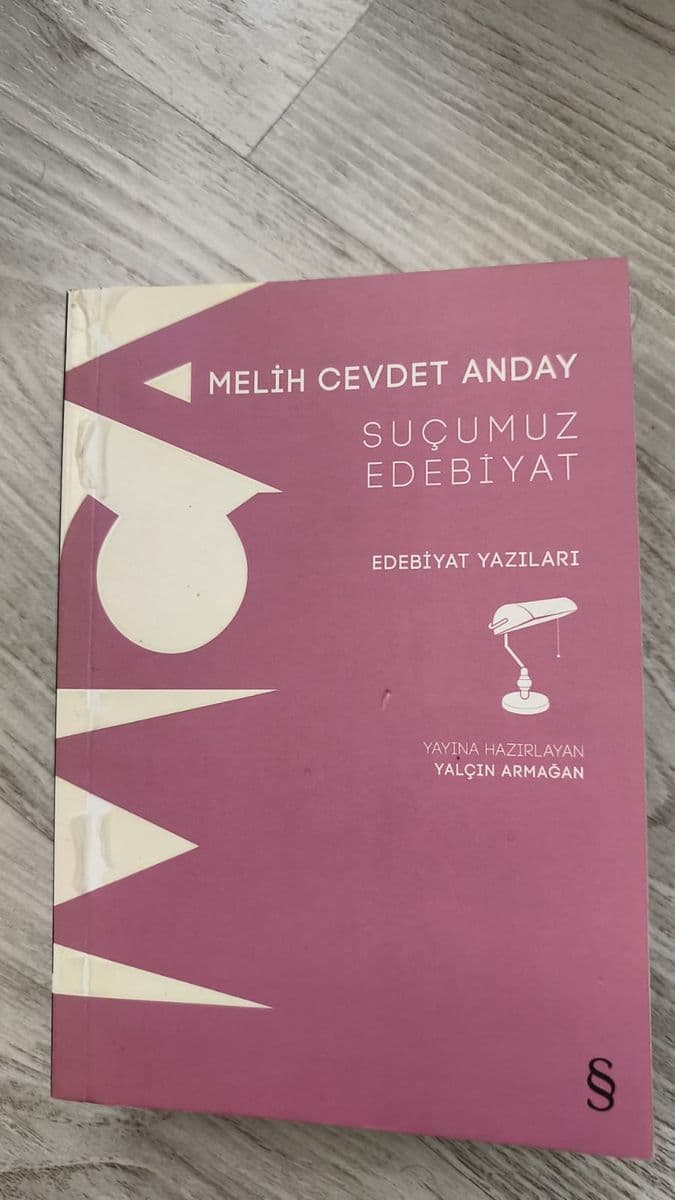Suçumuz Edebiyat - Melih Cevdet Anday ikinci el kitap
