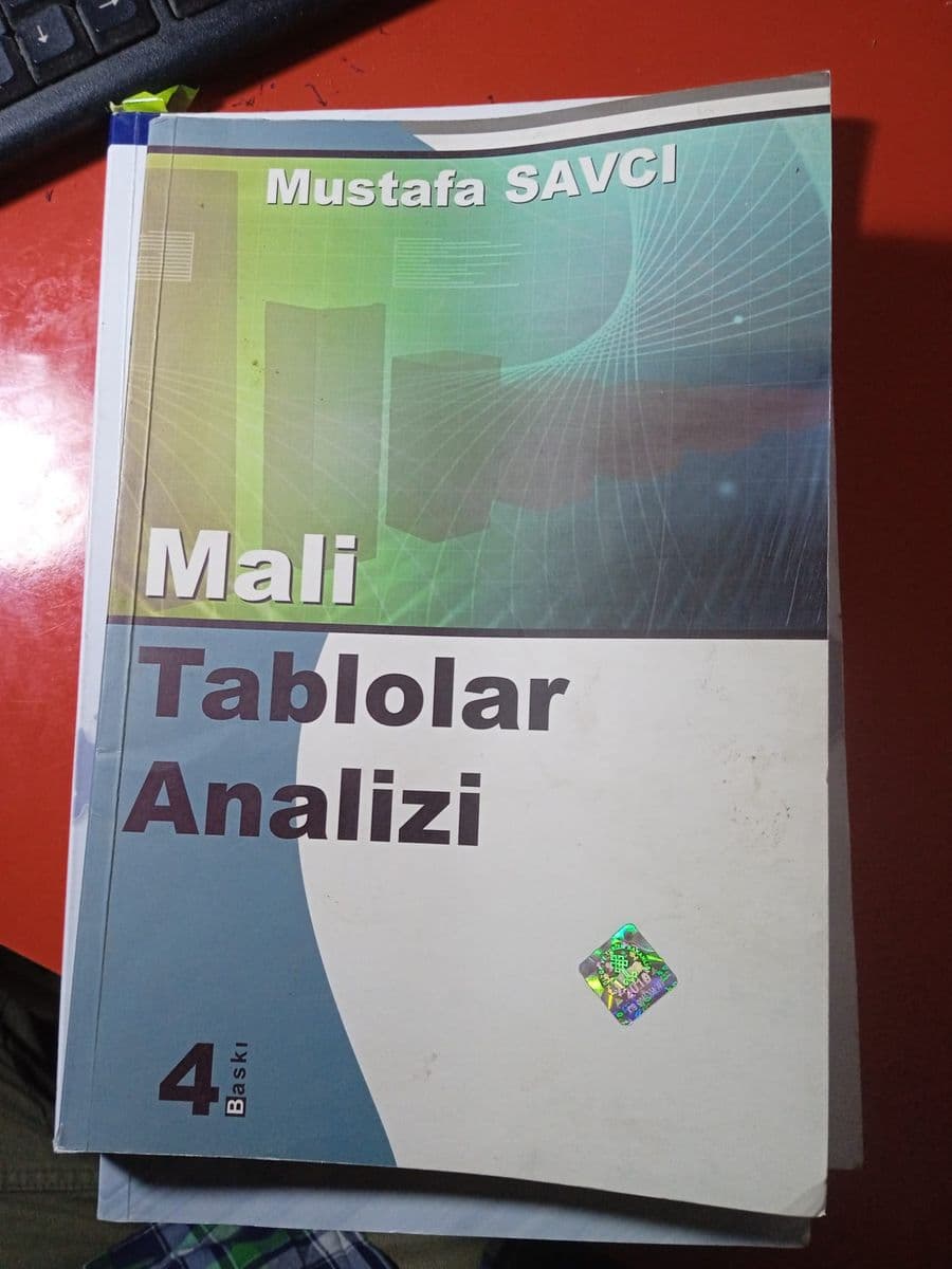 mali tablolar analizi - mustafa savcı ikinci el kitap