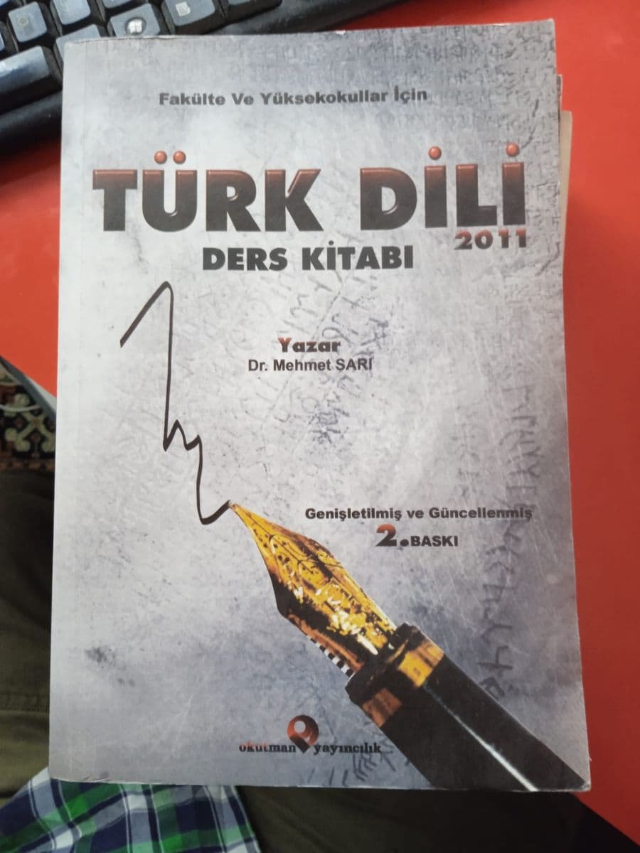 Fakülte ve yüksekokulları için Türk dili ders kitabı - Mehmet Sarı ikinci el kitap