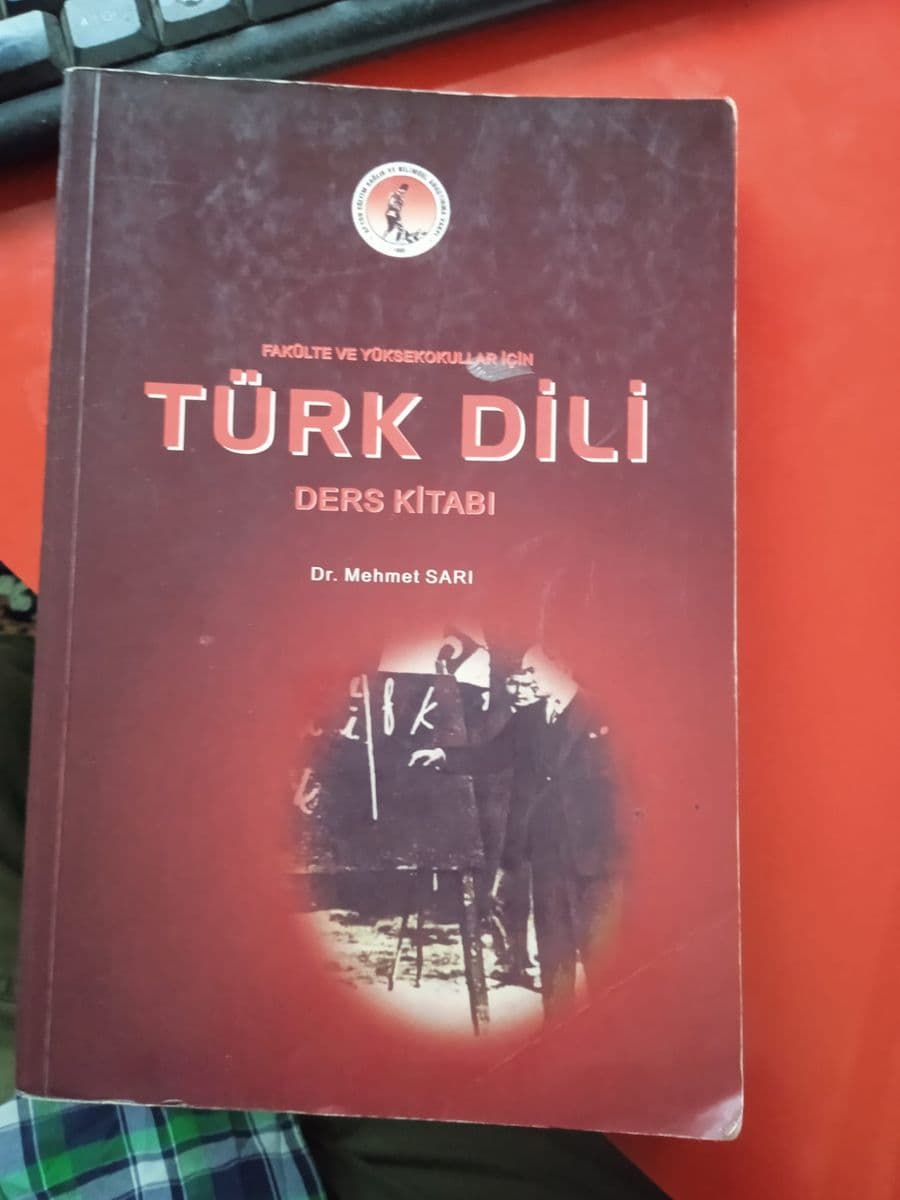 Türk dili - Mehmet Sarı ikinci el kitap