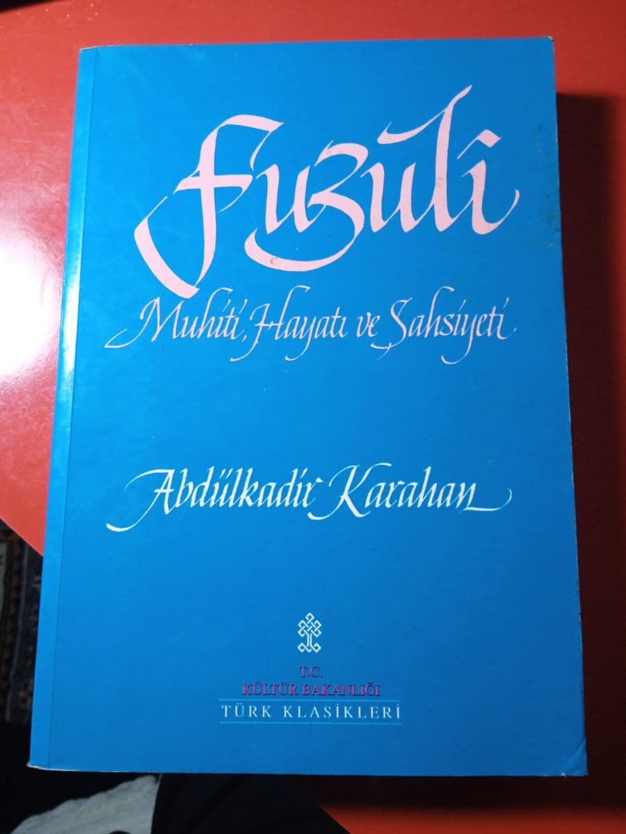 Fuzulî - Abdülkadir Karahan ikinci el kitap