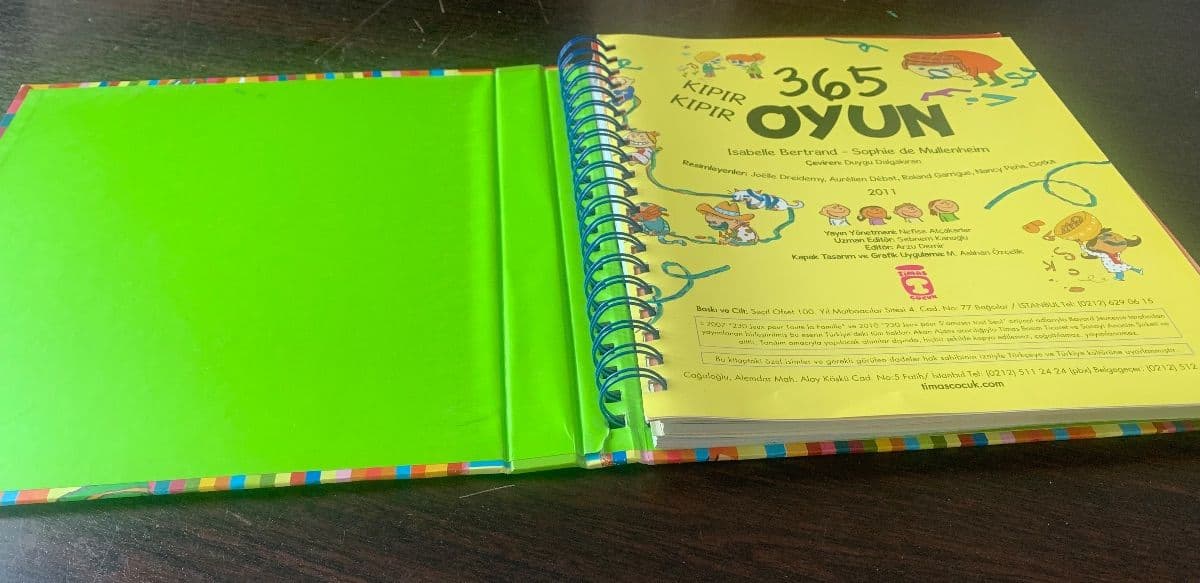 365 Kipir Kipir Oyun - Sophie de Mullenheim Isabelle Bertrand ikinci el kitap