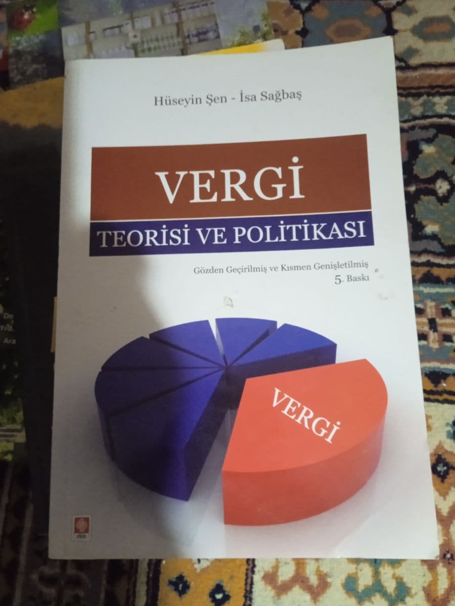 Vergi teorisi ve politikası - Hüseyin Şen İlyas Sağbaş ikinci el kitap