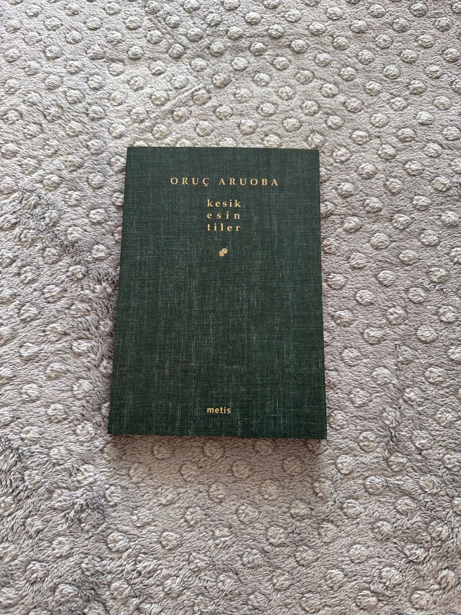 Kesik esin tiler - Oruç Aruoba ikinci el kitap