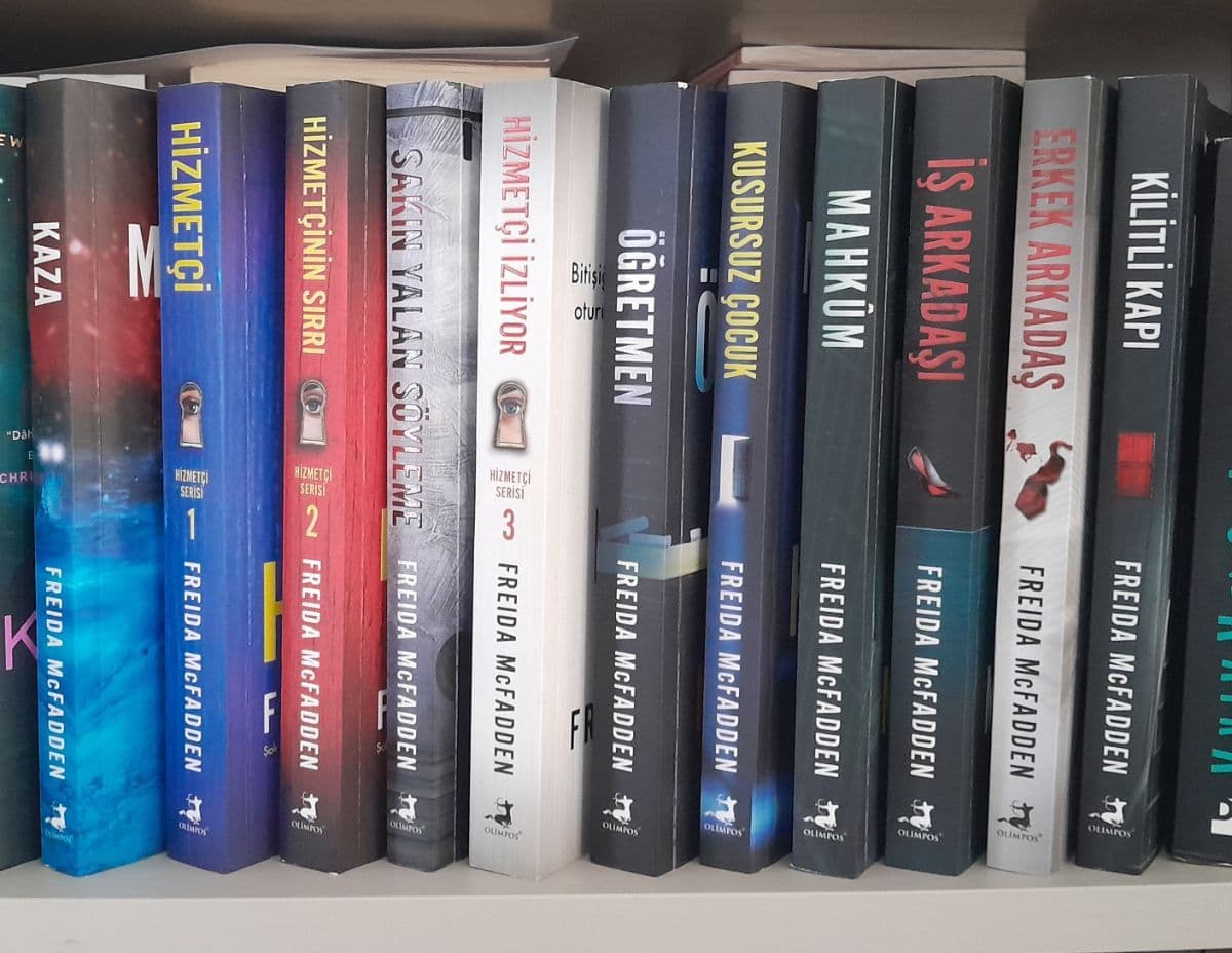Hizmetçi serisi,11 adet temiz kitap,1 kez okundu, - Freida Mcfadden ikinci el kitap