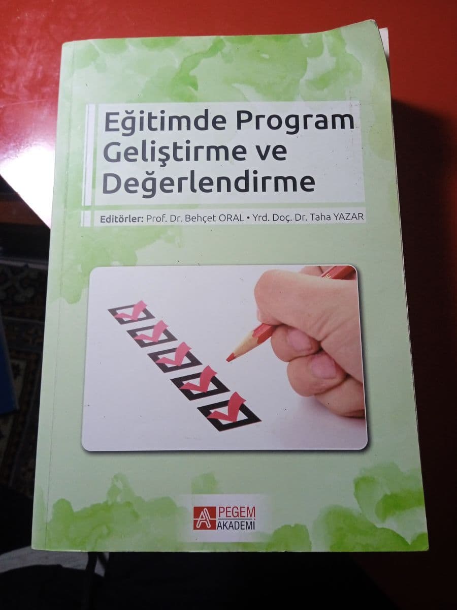 Eğitimde program geliştirme ve değerlendirme - Behçet Oral ikinci el kitap