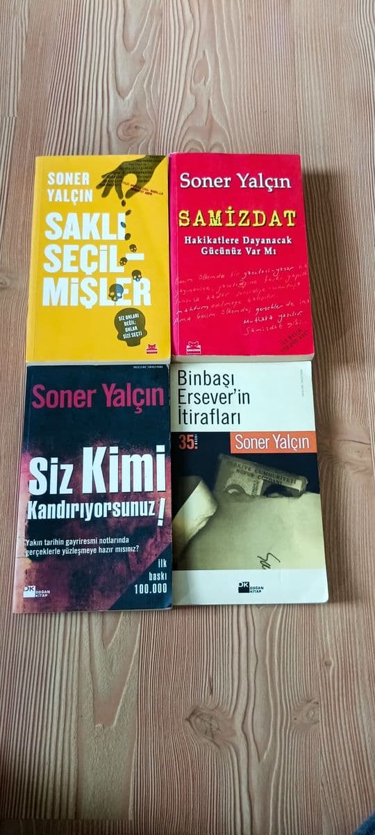 4 Adet Soner Yalçın Kitapları - Soner Yalçın ikinci el kitap