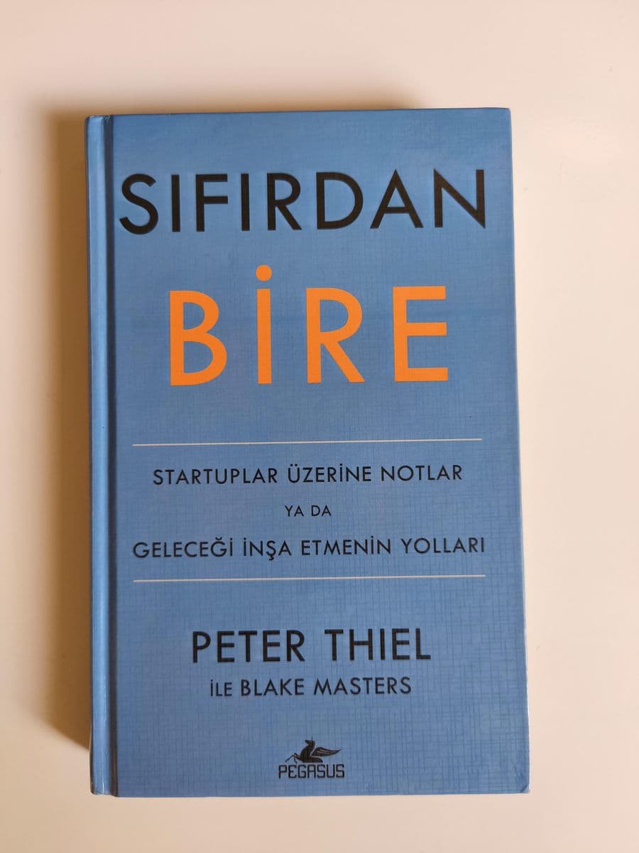 Sıfırdan Bire - Blake Masters, Peter Thiel ikinci el kitap