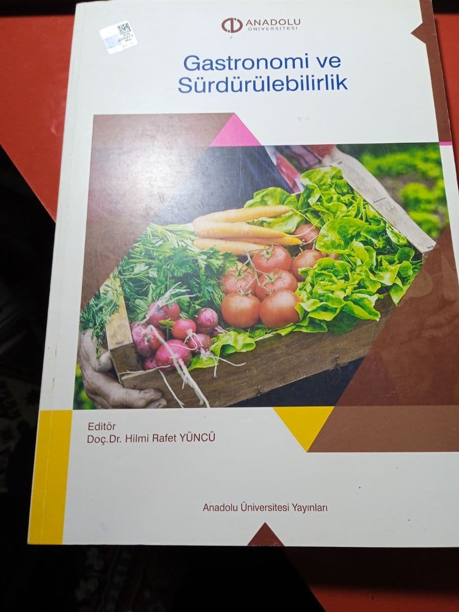 Gastronomi ve sürdürülebilirlik - Hilmi Rafet Yüncü ikinci el kitap