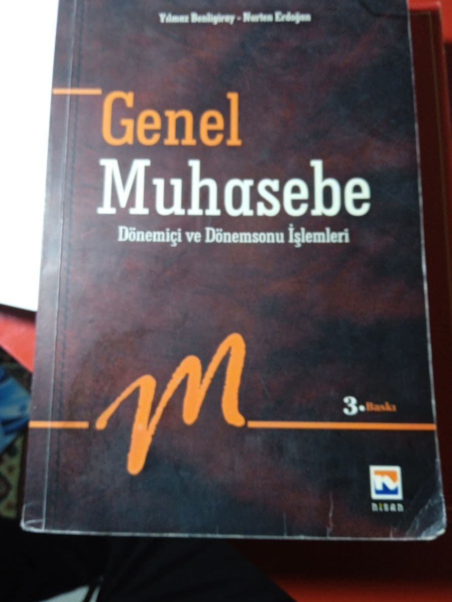 Genel muhasebe - Yılmaz Benligiray ikinci el kitap