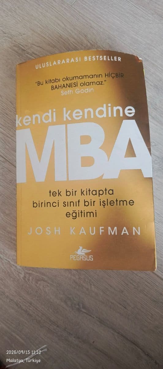 Kendi Kendine MBA - Josh Kaufman ikinci el kitap
