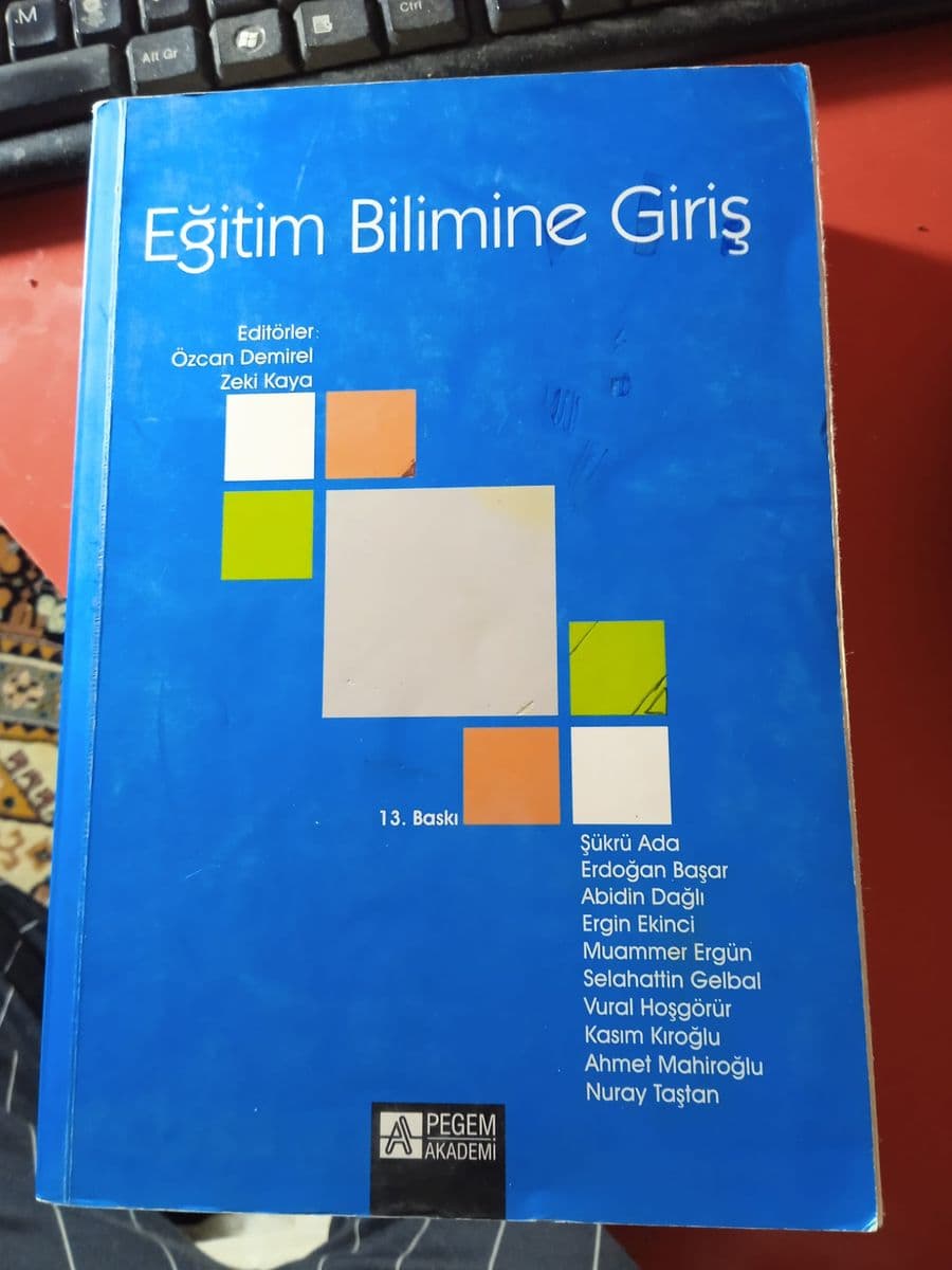 eğitim bilimine giriş - zeki kaya ikinci el kitap