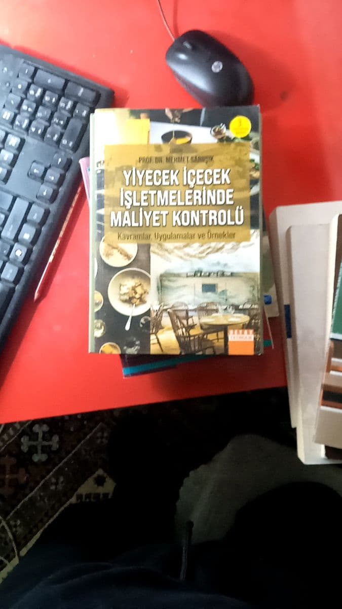 Yiyecek içecek işletmelerinde maliyet kontrolü - Mehmet Sarıışık ikinci el kitap