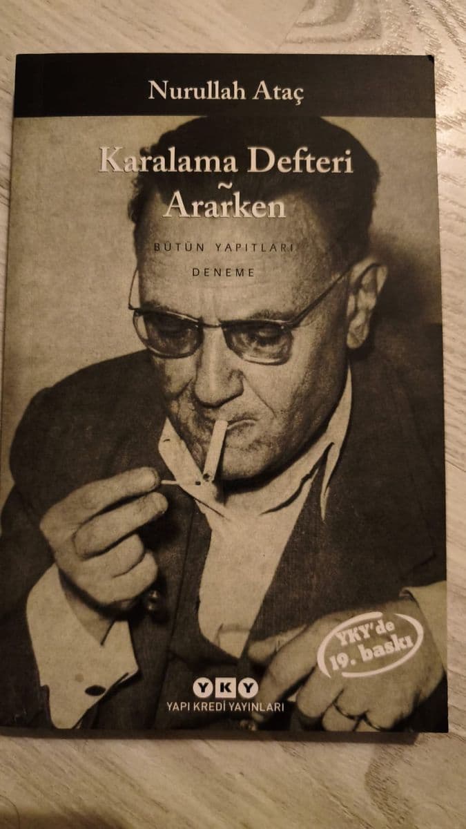 Karalama defteri - Nurullah Ataç ikinci el kitap