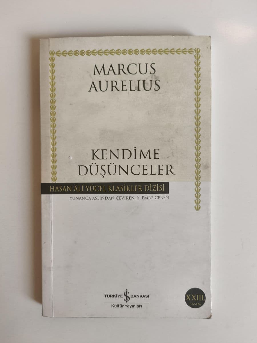 Kendime Düşünceler - Marcus Aurelius ikinci el kitap