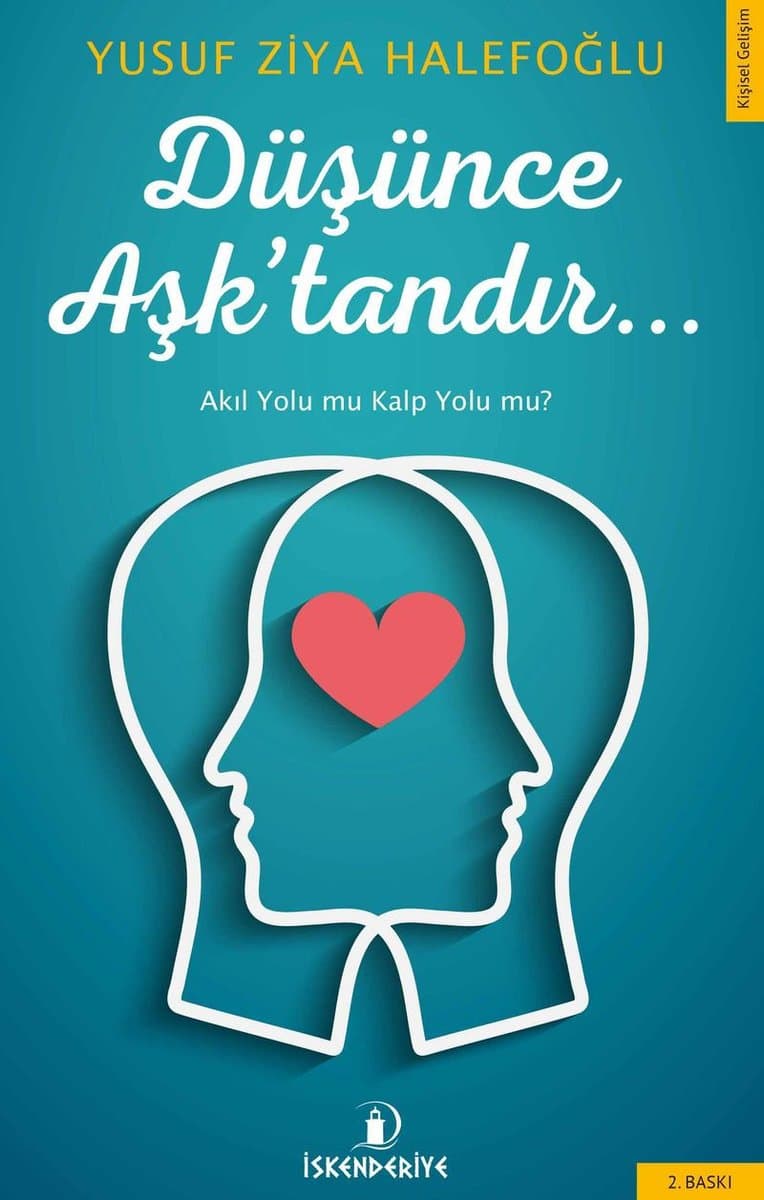 Düşünce Aşk'tandır - Yusuf Ziya Halefoğlu ikinci el kitap