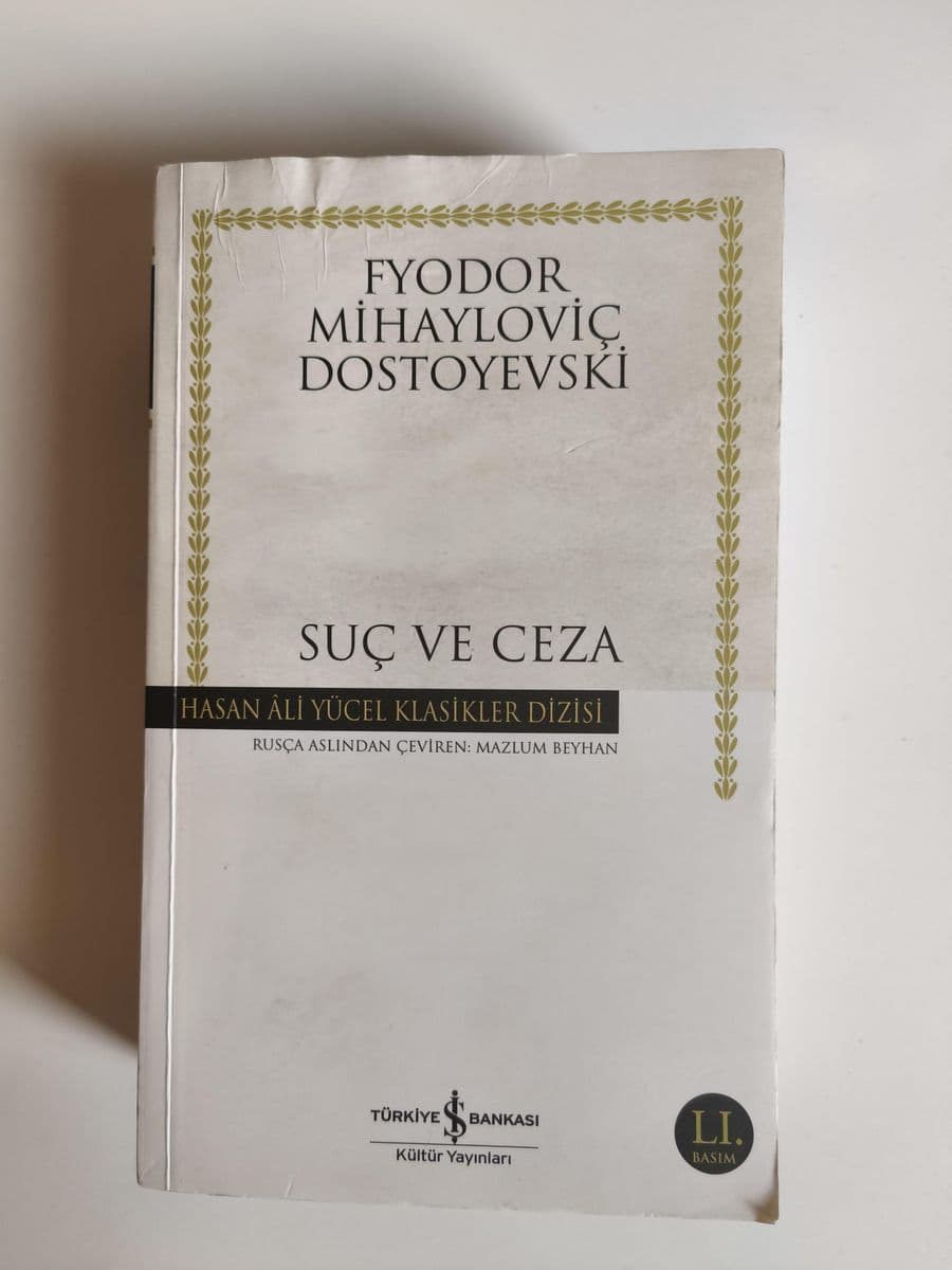 Suç ve Ceza - Fyodor Mihaylovic Dostoyevski, Fyodor Dostoyevsky ikinci el kitap