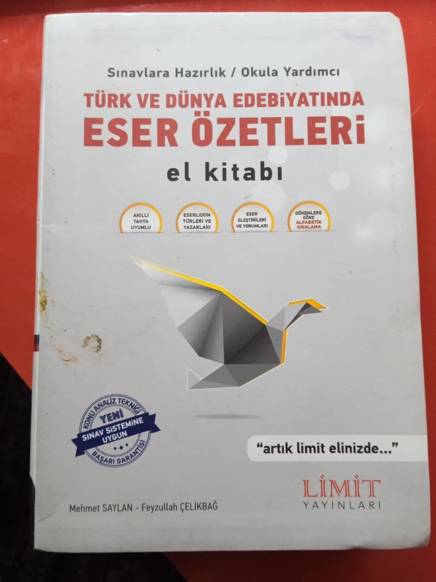 Türk ve Dünya Edebiyatında Eser Özetleri El Kitabı - Mehmet Saylan ikinci el kitap