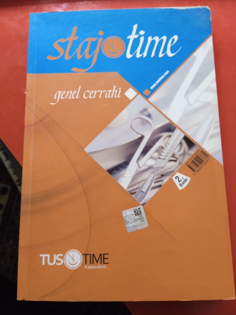 Staj time genel cerrahi ikinci el kitap