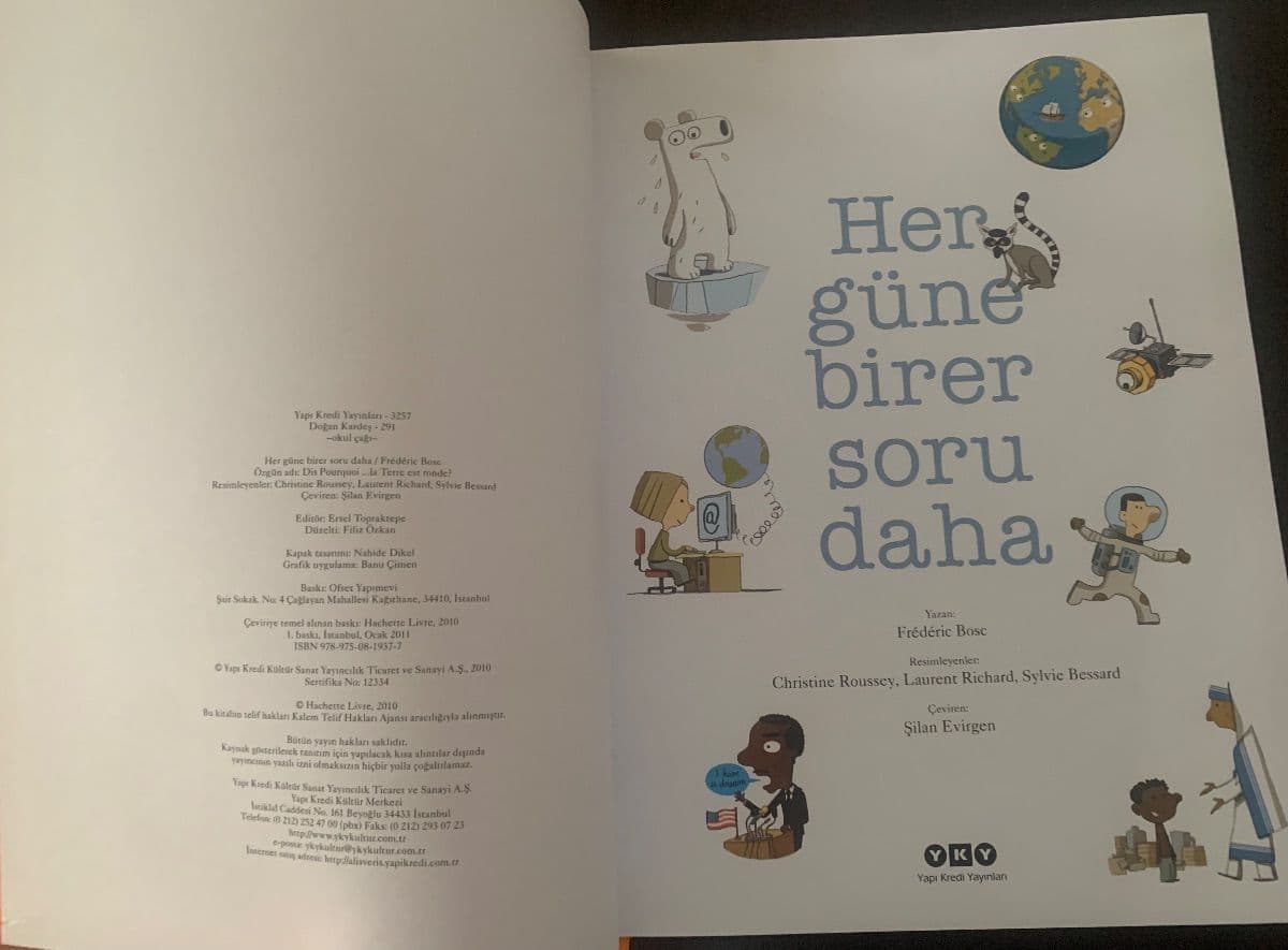 Her Gune Birer Soru Daha - Federic Bosc ikinci el kitap