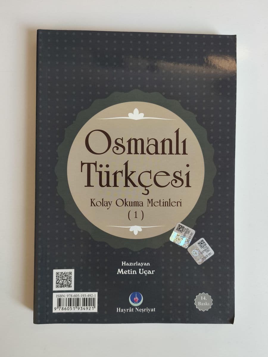 Osmanlı Türkçesi - Metin Uçar ikinci el kitap