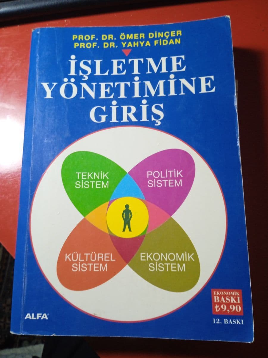 İşletme yönetimine giriş - Ömer Dinçer ikinci el kitap