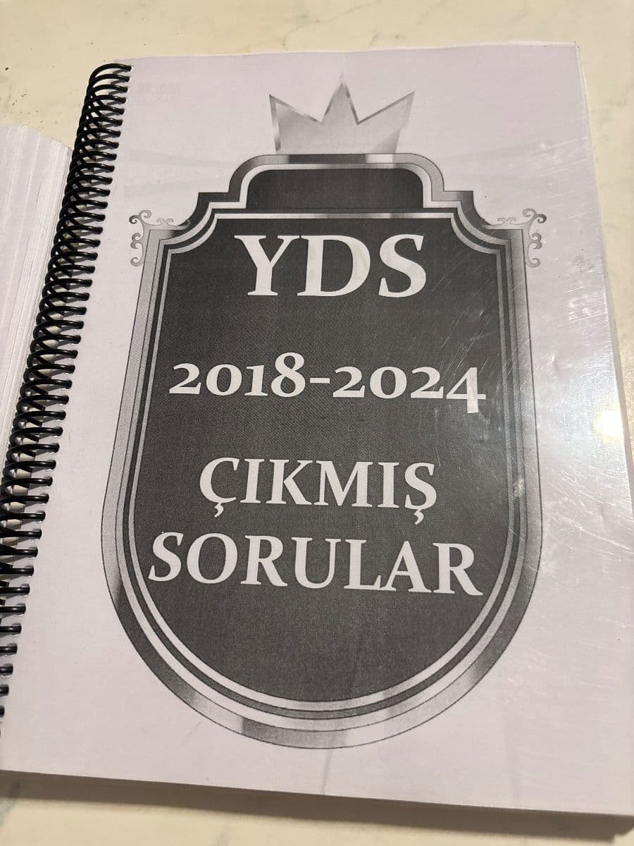 YDS 2018-2024 Çıkmış Sorular - ÖSYM ikinci el kitap