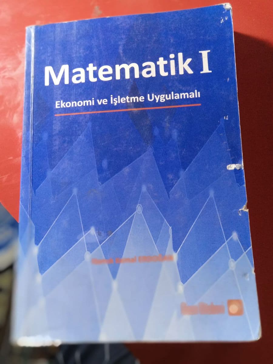 matematik 1 ekonomi ve işletme uygulamalı - namık kemal erdoğan ikinci el kitap