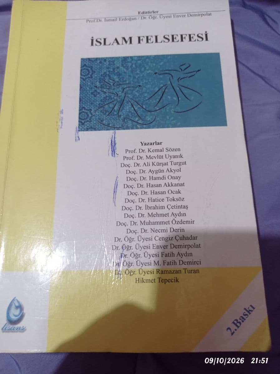 İslam felsefesi ikinci el kitap