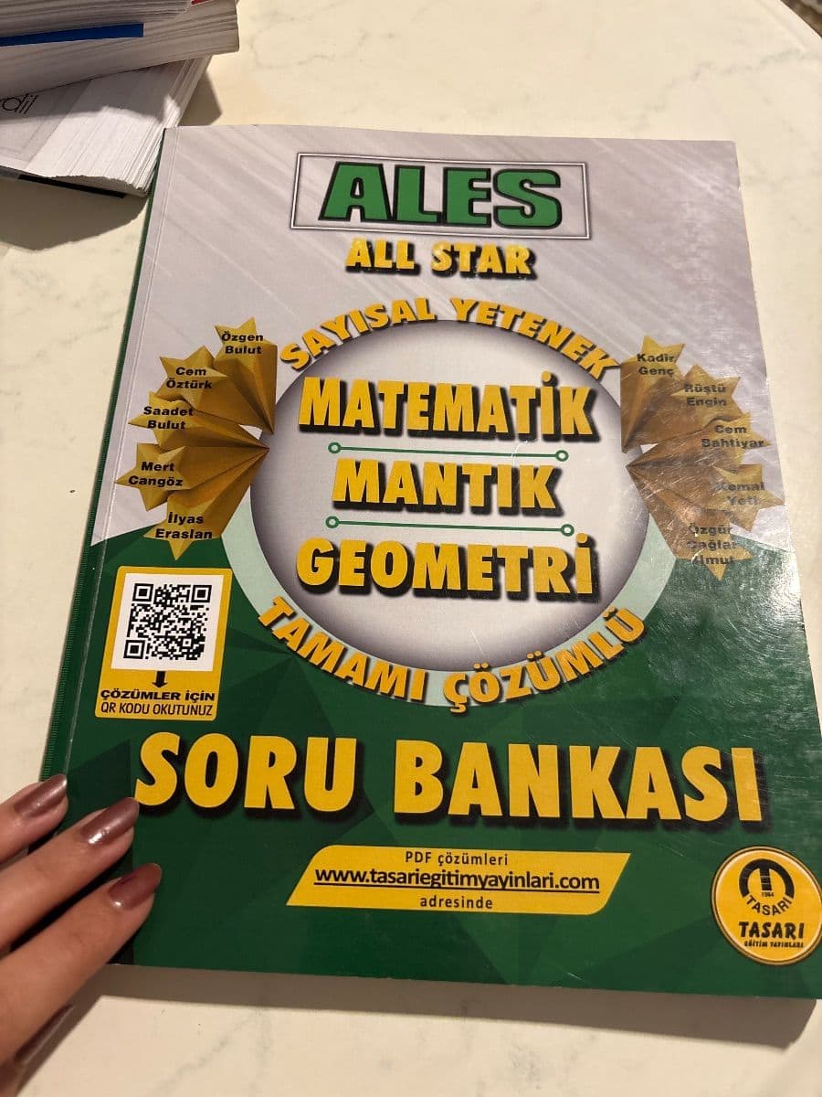 ALES Matematik Mantık Geometri Soru Bankası - Özgen Bulut,Cem Öztürk, Saadet Bulut, Mert Cangöz, İlyas Eraslan,Kadir Genç, Rüştü Engin, Cem Bahtiyar, Kemal Yeti, Özgür Çağlar Umut ikinci el kitap