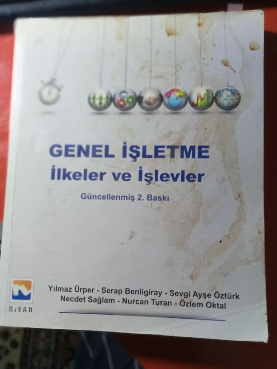 genel işletme ilkeler ve işlemler - yılmaz ürper ikinci el kitap
