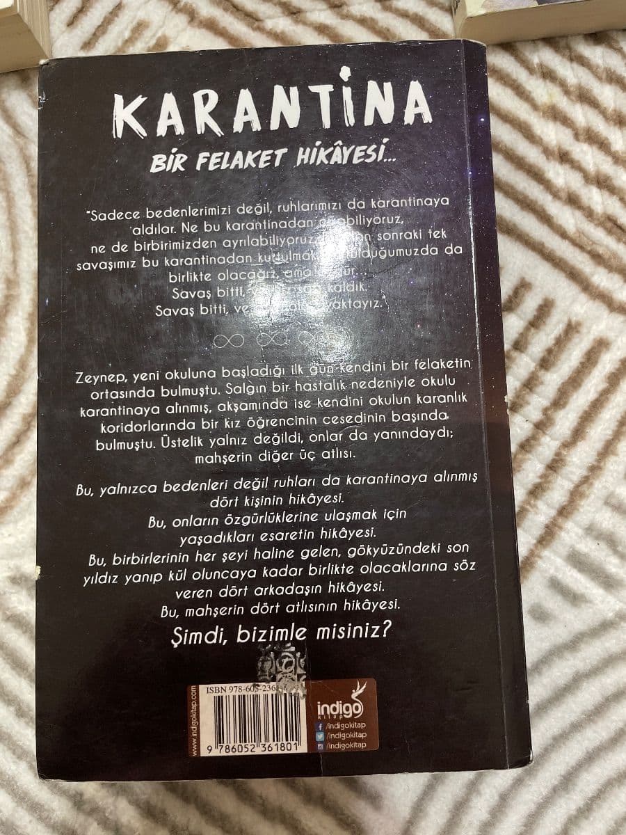 Karantina - Beyza Alkoç ikinci el kitap