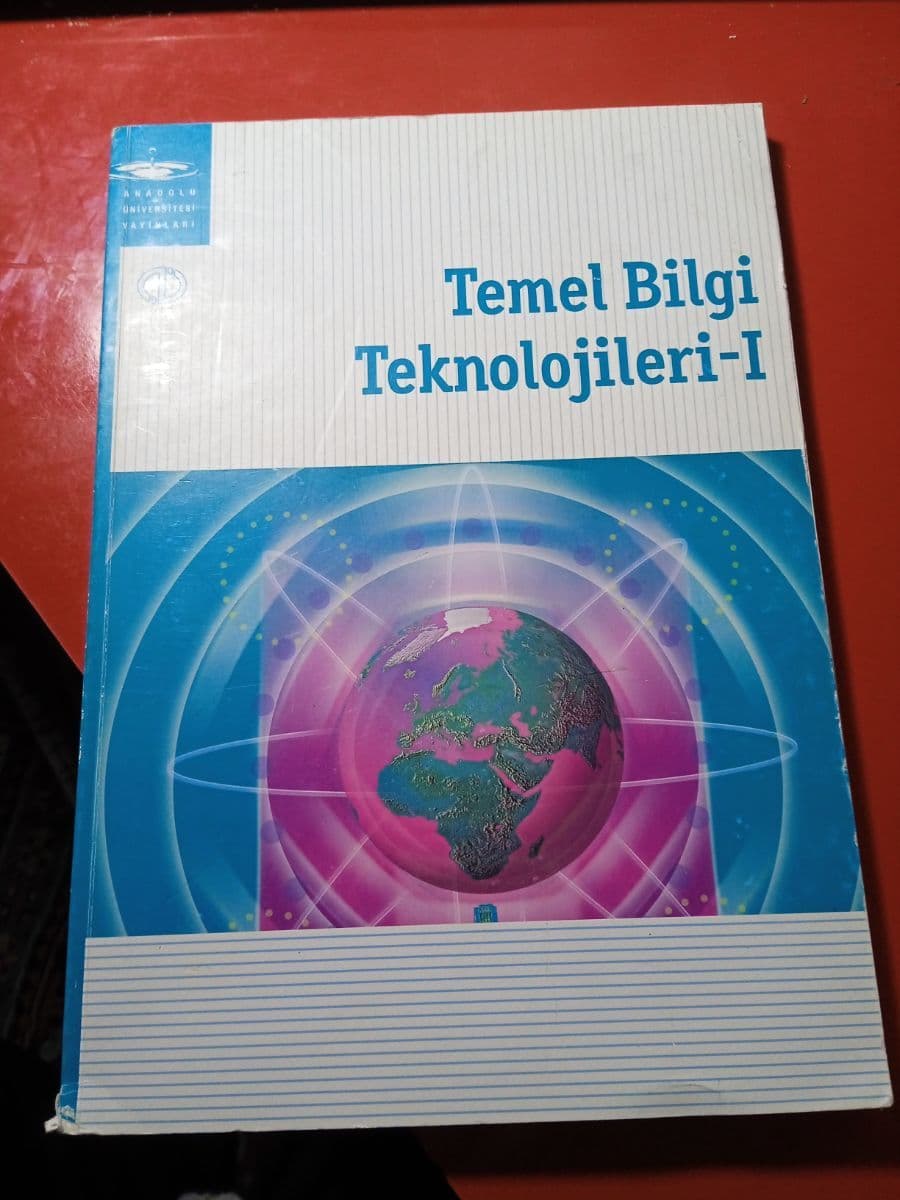 Temel bilgi teknolojileri 1 - AÖF ikinci el kitap